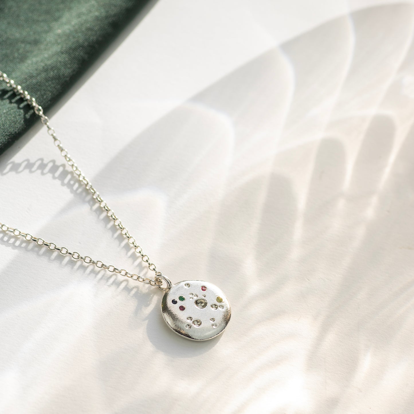 Mother's Day Gift - Birthstone Felicity Necklace - Silver