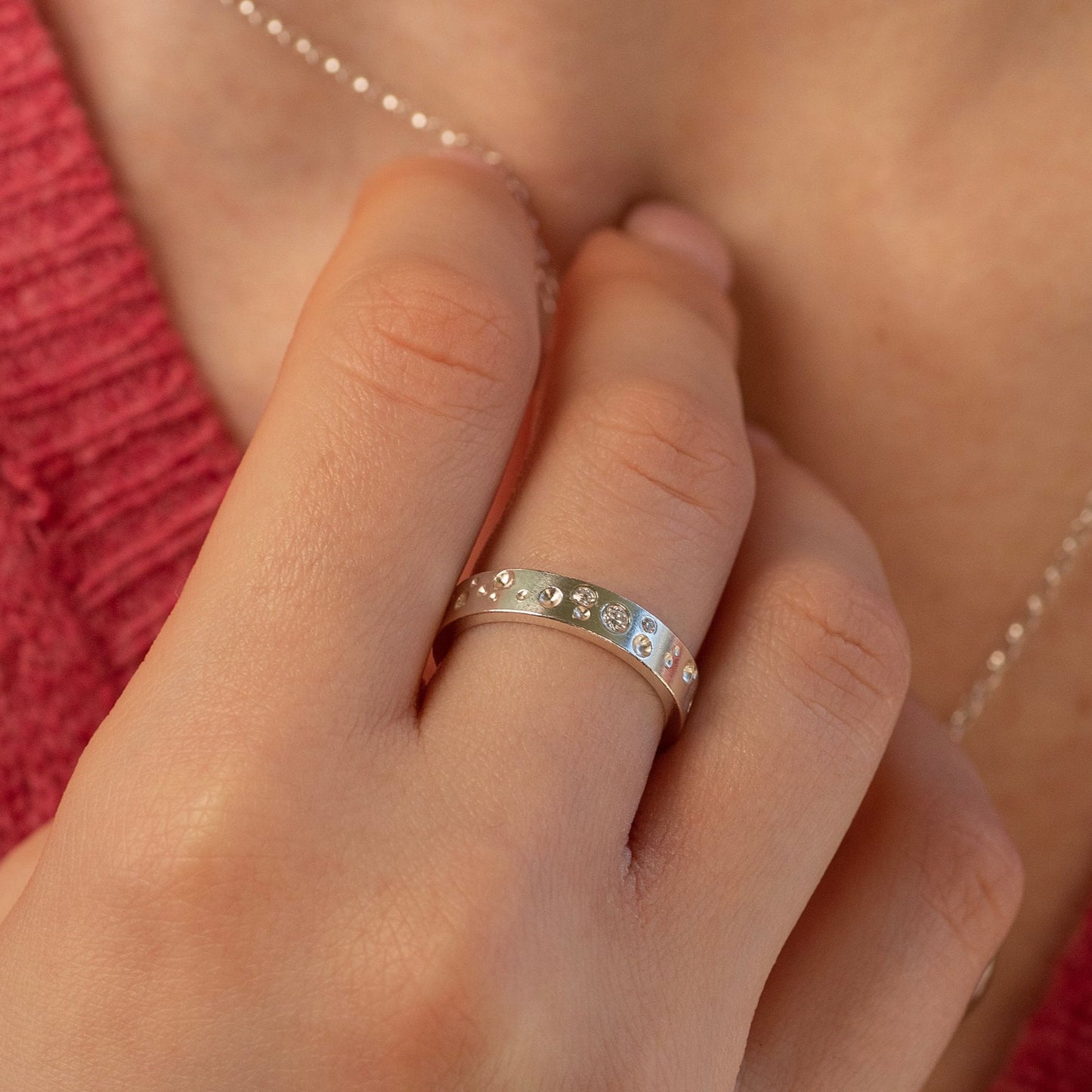 Diamond Felicity Ring - Silver - Diamonds for Loved Ones