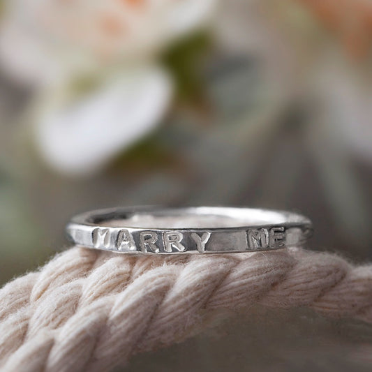Personalised Marry Me Ring