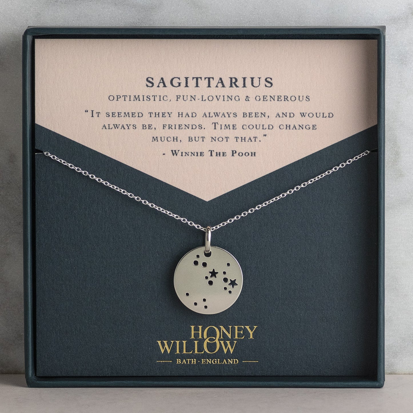 Taurus constellation necklace