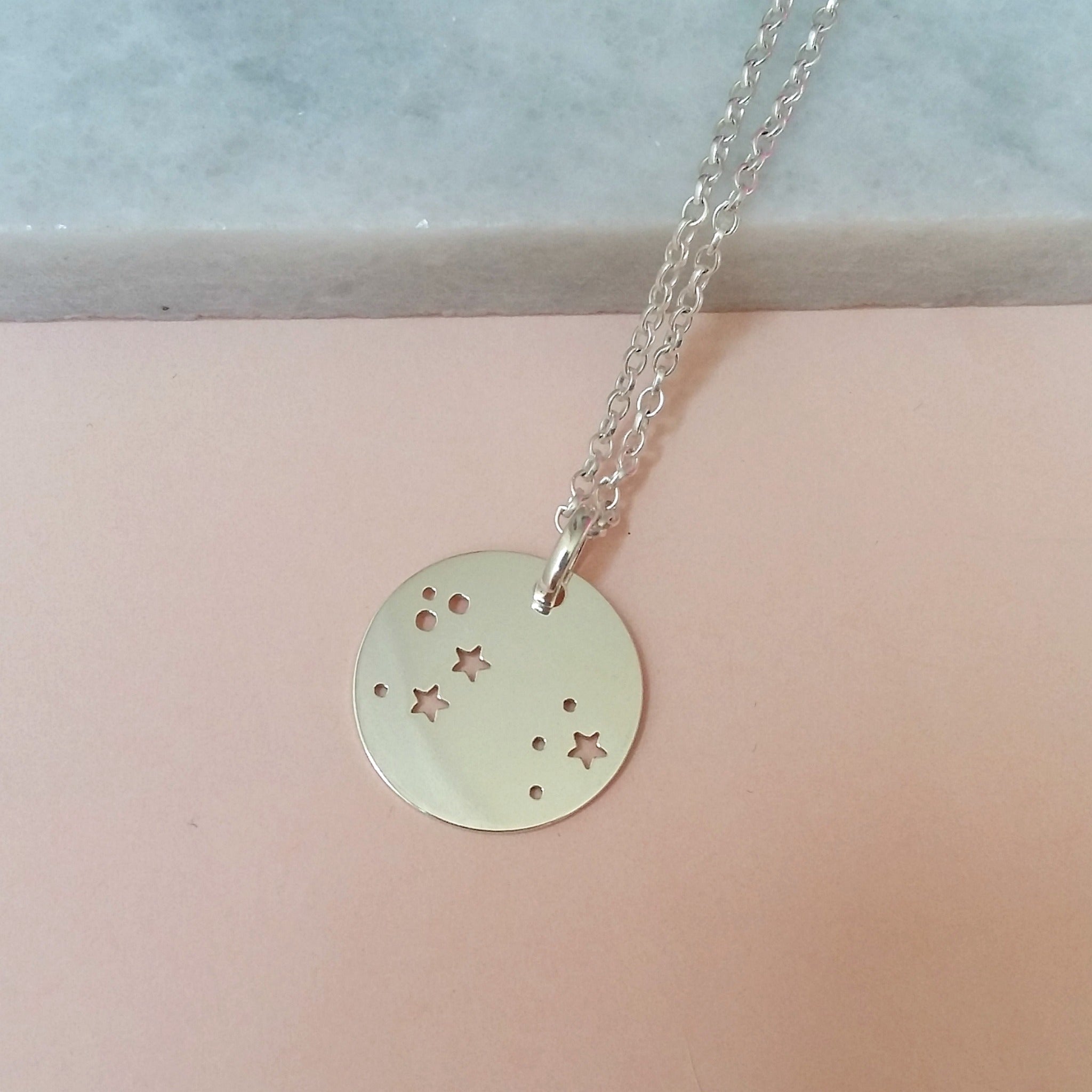 Sterling Silver Leo Zodiac Constellation necklace, unique Valentine's Day  gift for her, Celestial Jewelry, Teenage girl gift idea astrology