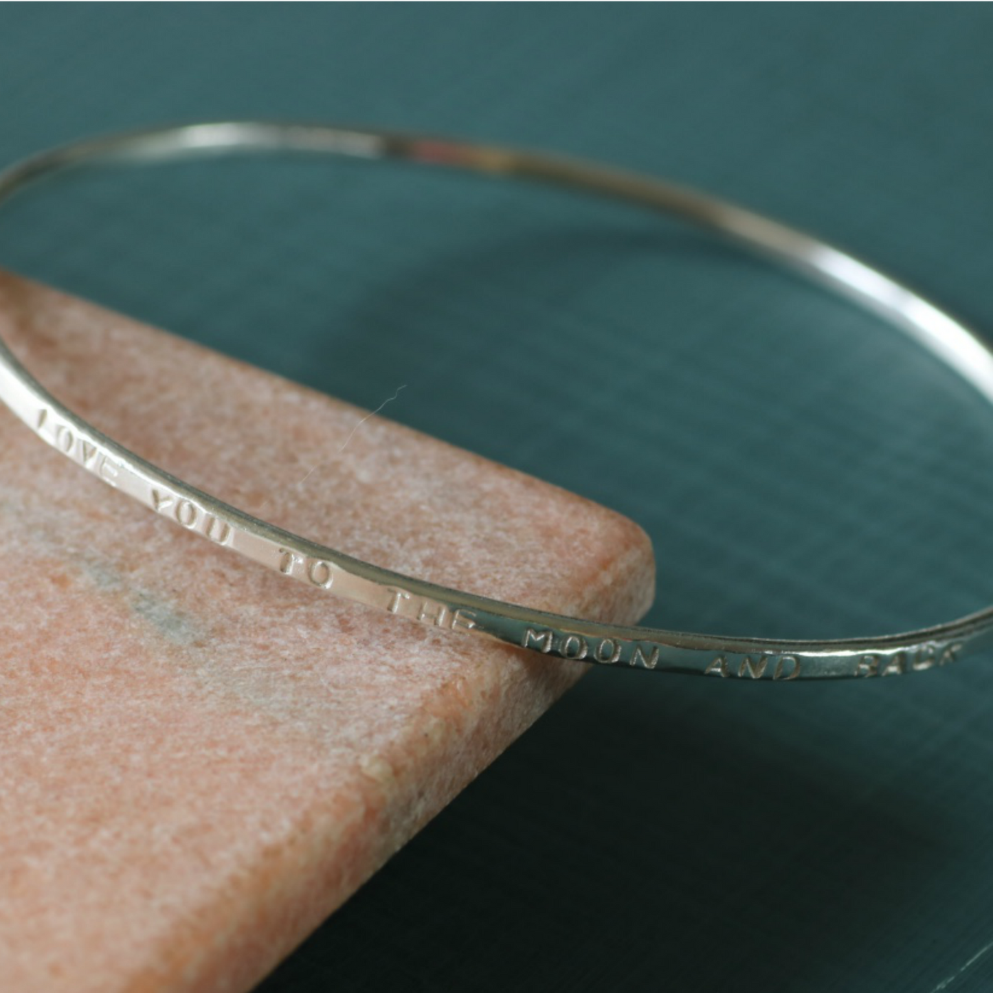 'You Are More Beautiful Than You Know' - Sterling Silver Bangle