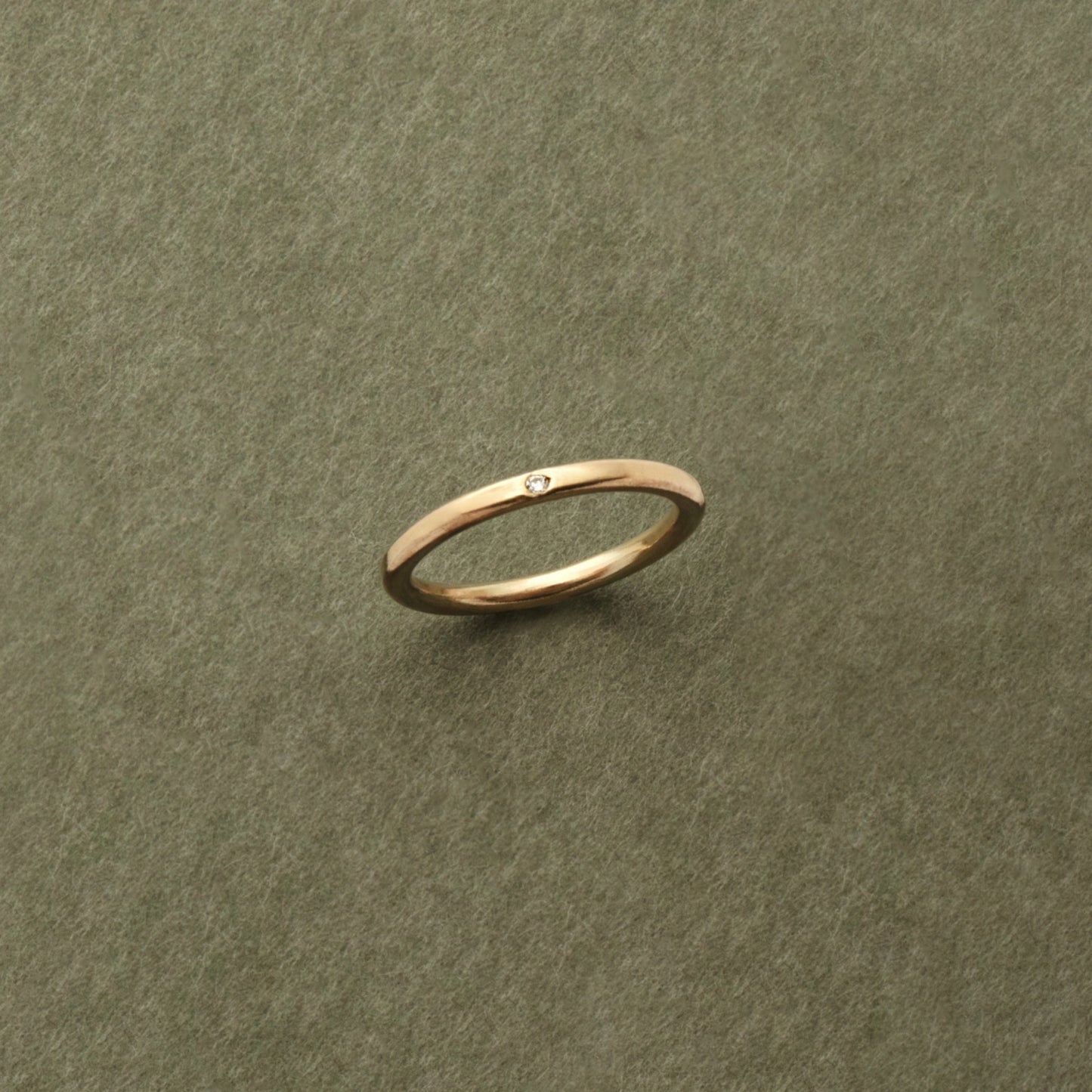 9kt Gold Single Diamond Ring