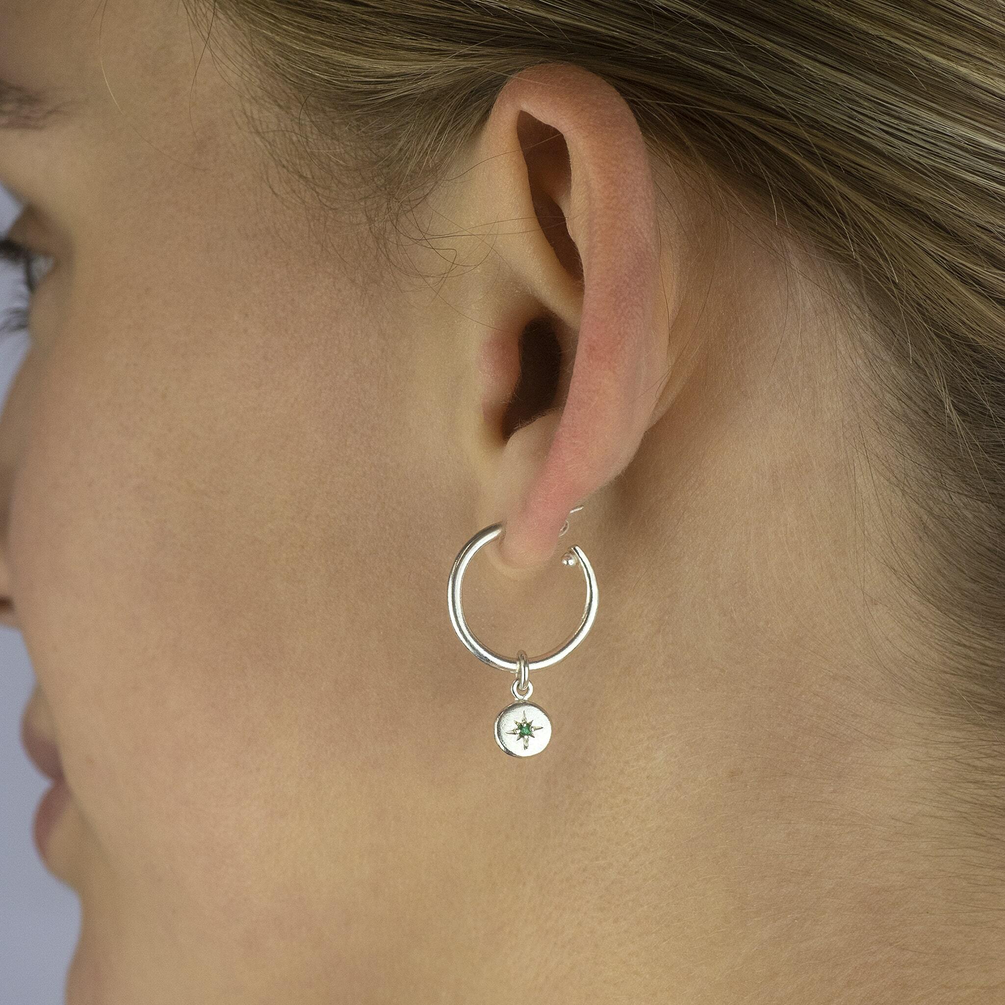 Birthstone hoops deals