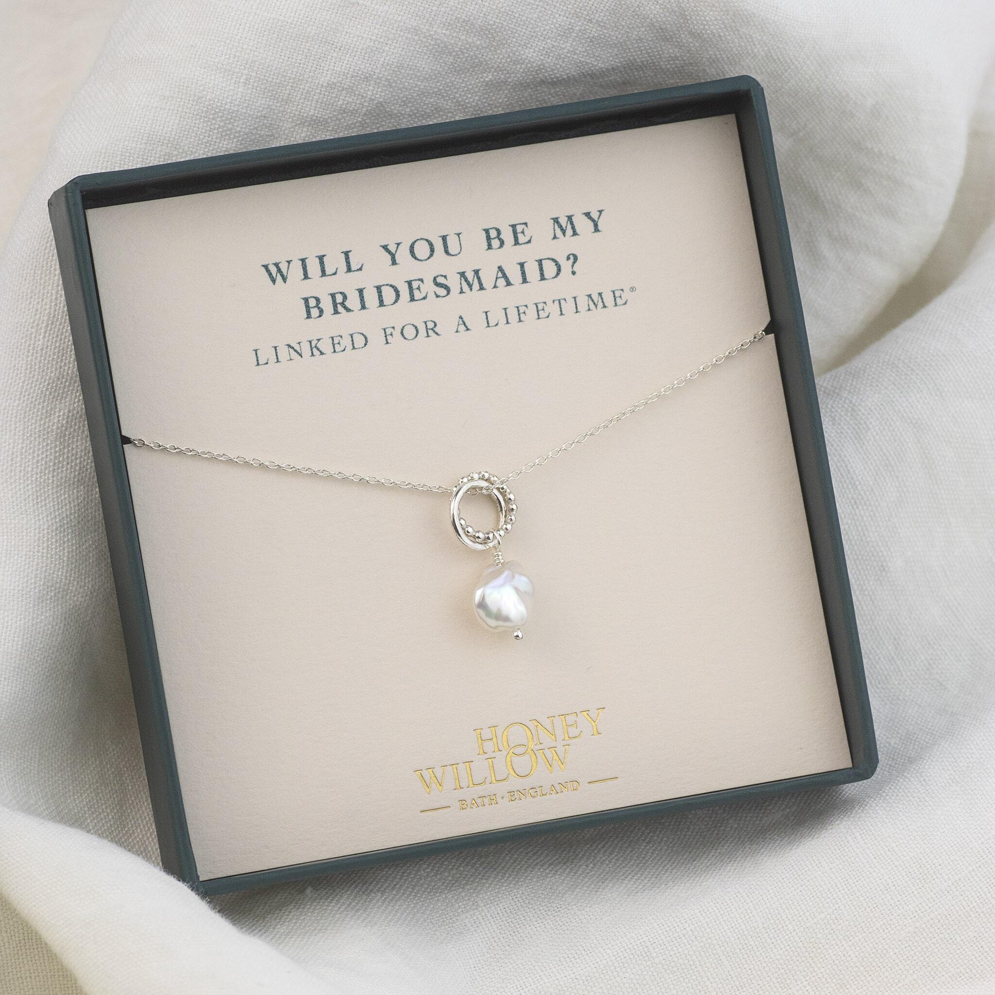 Will you be my Bridesmaid Necklace! – Love Leigh Gift Co.